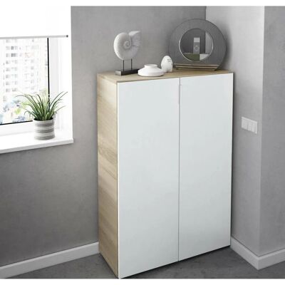 Meuble de rangement Olathe Dmora - 6 étagères, 70x36x103 cm - Publicité Meuble de rangement Olathe Dmora - 6 étagères, 70x36x103 cm - Publicité