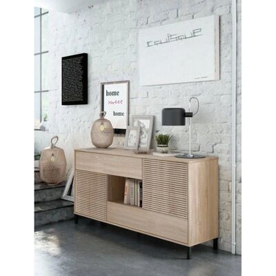 Credenza Waco DMORA - Buffet moderno con 2 puertas - Salón Credenza Waco DMORA - Buffet moderno con 2 puertas - Salón