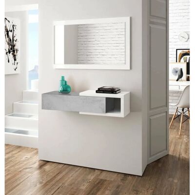 DMORA Mobili di Ingresso Reversibili con Specchio - Design Moderno Compatto DMORA Mobili di Ingresso Reversibili con Specchio - Design Moderno Compatto