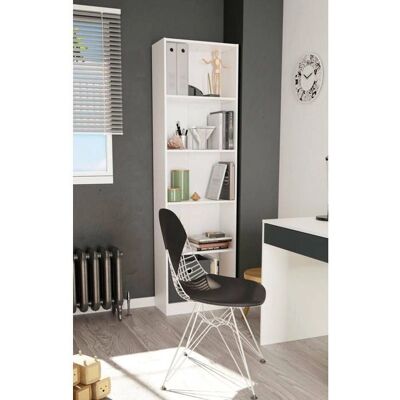 Libreria DMORA Pomona - 5 Ripiani - Arredo moderno ufficio o camera Libreria DMORA Pomona - 5 Ripiani - Arredo moderno ufficio o camera