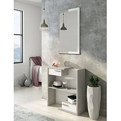 Dmora Moderne Credenza mit Push-Türen - Buffet, 105x42h143 cm Dmora Moderne Credenza mit Push-Türen - Buffet, 105x42h143 cm