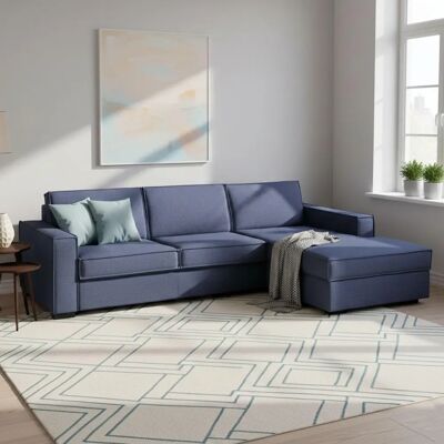TALAMO ITALIA Ecksofa Bett Adelia - Italienisches modernes Möbel TALAMO ITALIA Ecksofa Bett Adelia - Italienisches modernes Möbel