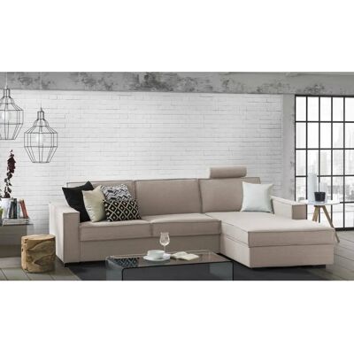 TALAMO ITALIA Divano Angolare Francesca, Con Contenitore, Made in Italy - Divano TALAMO ITALIA Divano Angolare Francesca, Con Contenitore, Made in Italy - Divano
