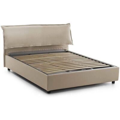 Cama TALAMO ITALIA Cloe con Almacenamiento - Diseño Italiano Moderno Cama TALAMO ITALIA Cloe con Almacenamiento - Diseño Italiano Moderno
