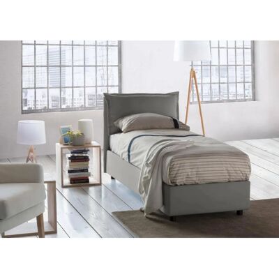 Letto Rossella DMORA - Contenitore, Made in Italy, 80x200 cm Letto Rossella DMORA - Contenitore, Made in Italy, 80x200 cm
