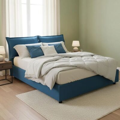 Cama Doble Silvia de Talamo Italia con Almacenamiento - Incluye Colchón Cama Doble Silvia de Talamo Italia con Almacenamiento - Incluye Colchón