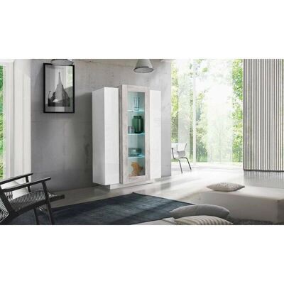 DMORA Vitrina Moderna con Puerta de Vidrio - Vitrina DMORA Vitrina Moderna con Puerta de Vidrio - Vitrina