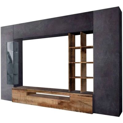 DMORA Mueble de pared - Azul - Hecho en Italia DMORA Mueble de pared - Azul - Hecho en Italia