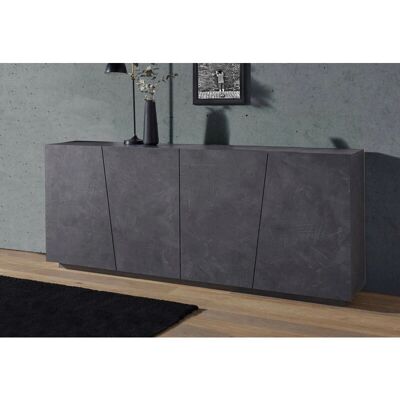 Aparador Moderno Dmora con 4 Puertas - Diseño Italiano Aparador Moderno Dmora con 4 Puertas - Diseño Italiano