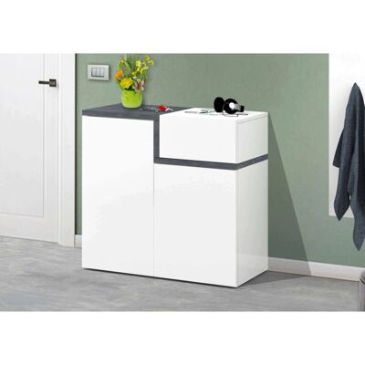 DMORA Scarpiera Bianco Grigio - Design Moderno Italiano DMORA Scarpiera Bianco Grigio - Design Moderno Italiano