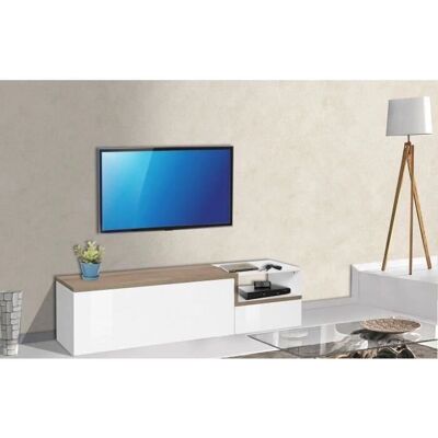 Support TV DMORA - 160x40h46 - Made in Italy - Publicité Support TV DMORA - 160x40h46 - Made in Italy - Publicité