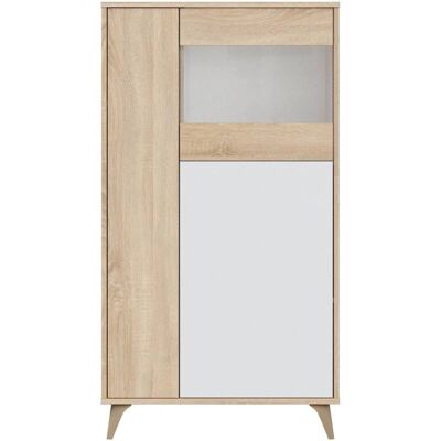 DMORA Vitrina moderna con 3 puertas - Vitrina DMORA Vitrina moderna con 3 puertas - Vitrina