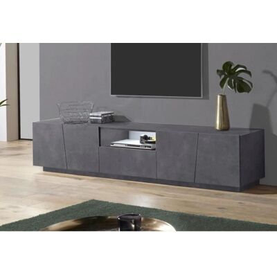 Mueble TV DMORA - Made in Italy - 220x43 - Color Pizarra Mueble TV DMORA - Made in Italy - 220x43 - Color Pizarra