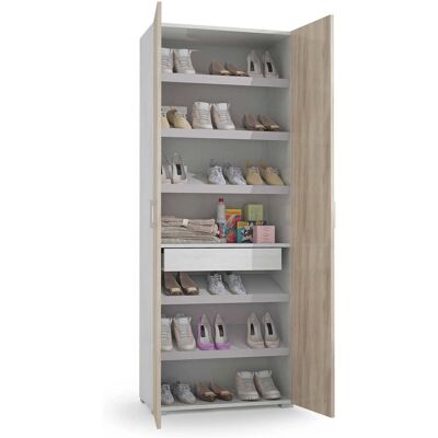Armadio Ginestra DMORA - 2 Ante, 6 Ripiani, Design Italiano Moderno Armadio Ginestra DMORA - 2 Ante, 6 Ripiani, Design Italiano Moderno