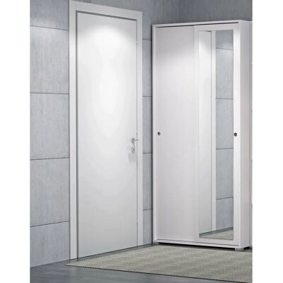 Dmora Tulipano Kleiderschrank - Platzsparend, Spiegel, Made in Italy Dmora Tulipano Kleiderschrank - Platzsparend, Spiegel, Made in Italy
