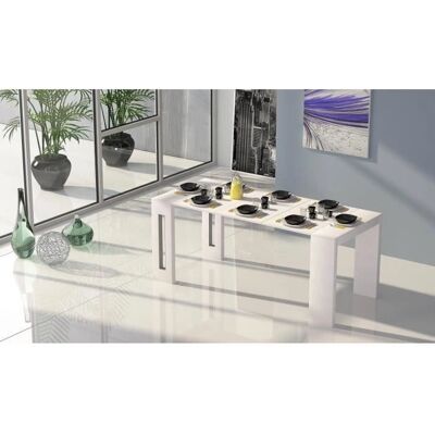 DMORA Mesa Extensible Glicine - Diseño Moderno Italiano para 6 DMORA Mesa Extensible Glicine - Diseño Moderno Italiano para 6