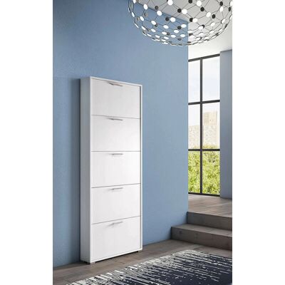Letto per bambini DMORA con spazio di archiviazione - Letto, estensibile, 2 cassetti e mensole Letto per bambini DMORA con spazio di archiviazione - Letto, estensibile, 2 cassetti e mensole