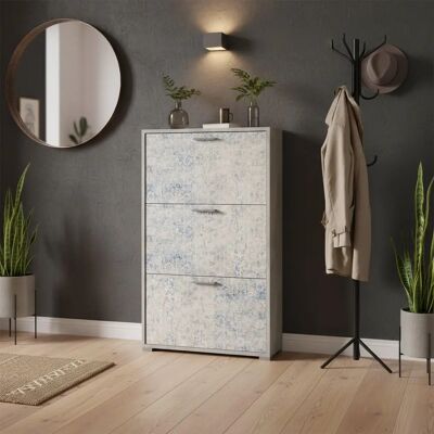 DMORA Schuhschrank - Doppelt tief, Italien, 67x28x112 cm DMORA Schuhschrank - Doppelt tief, Italien, 67x28x112 cm