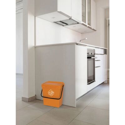 DMORA - Cubo de basura - 30L, Amarillo, Diseño italiano DMORA - Cubo de basura - 30L, Amarillo, Diseño italiano