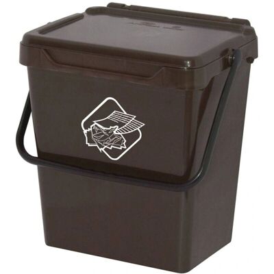 DMORA Cassonetto Marrone 30L - Contenitore Riciclo DMORA Cassonetto Marrone 30L - Contenitore Riciclo