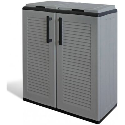 Dmora Armadio per Rifiuti Esterno/Interno con 2 Sacchi - 68x37h84 Dmora Armadio per Rifiuti Esterno/Interno con 2 Sacchi - 68x37h84