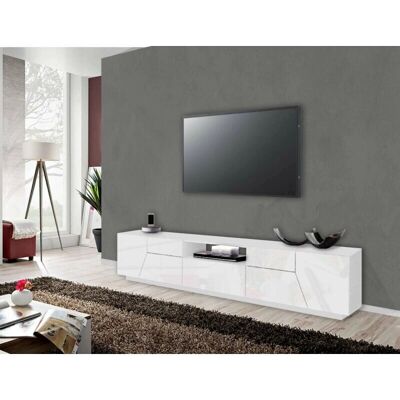 DMORA Mueble TV Moderno Geométrico - Mueble para Salón DMORA Mueble TV Moderno Geométrico - Mueble para Salón