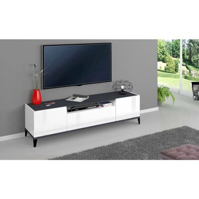 DMORA Porta TV - Moderno, 2 ante, 160x40, Made in Italy DMORA Porta TV - Moderno, 2 ante, 160x40, Made in Italy