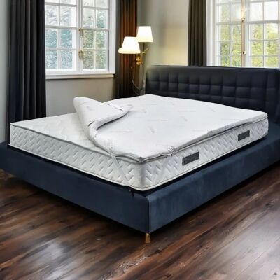 TALAMO ITALIA - Topper Cuadrado Y Medio - Memory Foam - 120x200 - 5 cm - Topper TALAMO ITALIA - Topper Cuadrado Y Medio - Memory Foam - 120x200 - 5 cm - Topper
