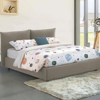 Talamo Italia - Lit double coffre tissu 160x190 - Bett Talamo Italia - Lit double coffre tissu 160x190 - Bett