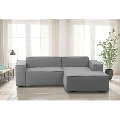 TALAMO ITALIA Divano modulare Lidia - Grigio 2 posti TALAMO ITALIA Divano modulare Lidia - Grigio 2 posti