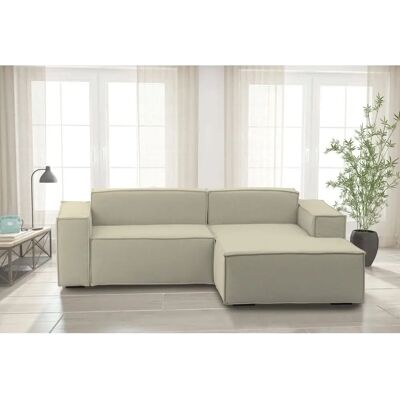 TALAMO ITALIA Modulares 2-Sitzer-Sofa Beige - Sofa TALAMO ITALIA Modulares 2-Sitzer-Sofa Beige - Sofa