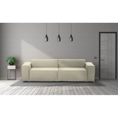 TALAMO ITALIA Beiges Modularsofa - 3-Sitzer Modernes Italienisches Design TALAMO ITALIA Beiges Modularsofa - 3-Sitzer Modernes Italienisches Design