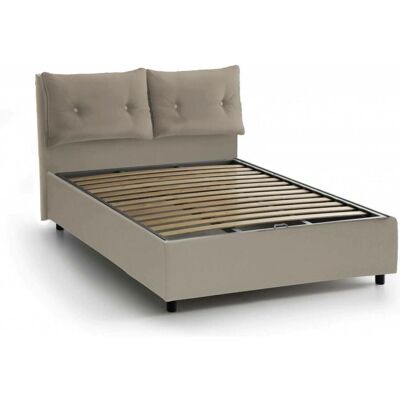 TALAMO ITALIA Dmerol - Lit de rangement en éco-cuir - 160x200cm - Publicité TALAMO ITALIA Dmerol - Lit de rangement en éco-cuir - 160x200cm - Publicité