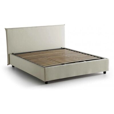 Cama DMORA Talamo Italia con Almacenamiento - Para colchón 140x190 cm Cama DMORA Talamo Italia con Almacenamiento - Para colchón 140x190 cm
