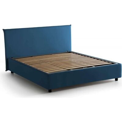 TALAMO ITALIA - Dmora - Cama con Almacenamiento - 140x200cm - Azul TALAMO ITALIA - Dmora - Cama con Almacenamiento - 140x200cm - Azul