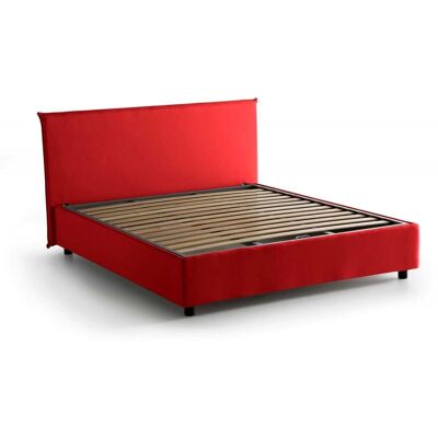 Letto Betty di Talamo Italia - Spazio di Stoccaggio, 160x190cm, Rosso - Made in Italy Letto Betty di Talamo Italia - Spazio di Stoccaggio, 160x190cm, Rosso - Made in Italy