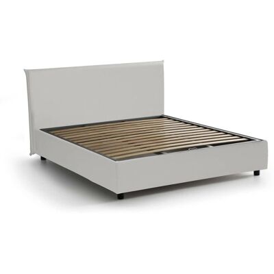 Cama Doble Talamo Italia con Almacenamiento - Eco Cuero, Hecho en Italia Cama Doble Talamo Italia con Almacenamiento - Eco Cuero, Hecho en Italia