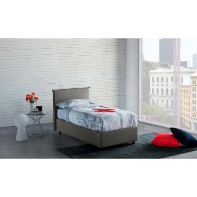 Cama individual Daugell de Dmora con almacenaje y colchón Cama individual Daugell de Dmora con almacenaje y colchón