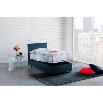 Cama de almacenamiento con tela DMORA Cassiopea - Diseño italiano 80x200cm Cama de almacenamiento con tela DMORA Cassiopea - Diseño italiano 80x200cm
