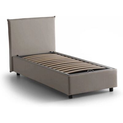 Cama de almacenamiento DMORA Chelsea - Adecuada para colchones de 90x190 cm Cama de almacenamiento DMORA Chelsea - Adecuada para colchones de 90x190 cm
