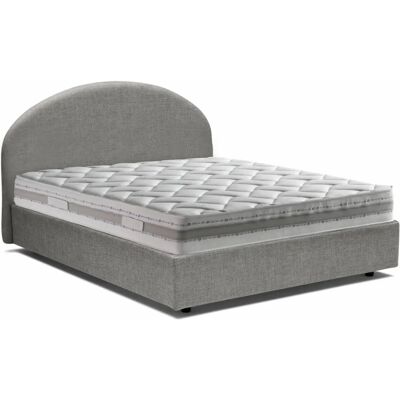 TALAMO ITALIA Graues Stauraum-Bett - 160x190 cm TALAMO ITALIA Graues Stauraum-Bett - 160x190 cm