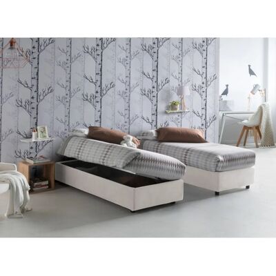 DMORA Cama Doble con Almacenamiento - Hecho en Italia DMORA Cama Doble con Almacenamiento - Hecho en Italia