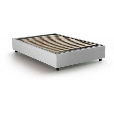 Talamo Italia Dmora - Bett mit Stauraum, Modell Daccardi, Weiß - Bett Talamo Italia Dmora - Bett mit Stauraum, Modell Daccardi, Weiß - Bett
