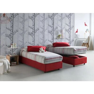 Dmora - Cama con Almacenamiento Talamo Italia - 90x190 - Tipo de Cama Dmora - Cama con Almacenamiento Talamo Italia - 90x190 - Tipo de Cama