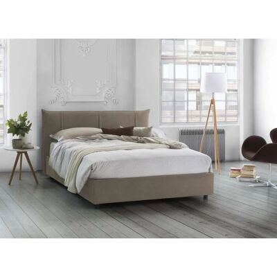 Cama doble con almacenamiento DMORA - Hecho en Italia Cama doble con almacenamiento DMORA - Hecho en Italia