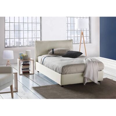 TALAMO ITALIA Cama con Almacenamiento - Double Deusebi, Tapa de Tela, Hecho en Italia TALAMO ITALIA Cama con Almacenamiento - Double Deusebi, Tapa de Tela, Hecho en Italia