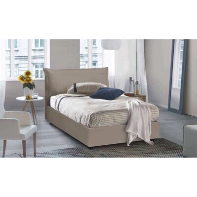 TALAMO ITALIA Dlemin Letto doppio con contenitore in ecopelle - Letto TALAMO ITALIA Dlemin Letto doppio con contenitore in ecopelle - Letto