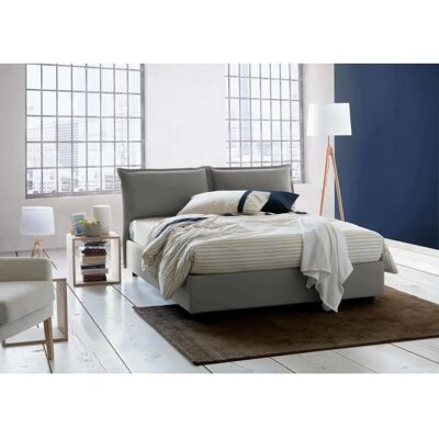 DMORA Bett Dcarrar - Grau, 160x190, Frontöffnung, Stauraum DMORA Bett Dcarrar - Grau, 160x190, Frontöffnung, Stauraum