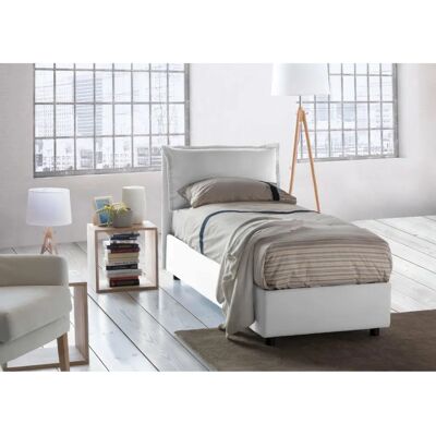 Letto singolo Talamo Italia con contenitore - Made in Italy Letto singolo Talamo Italia con contenitore - Made in Italy