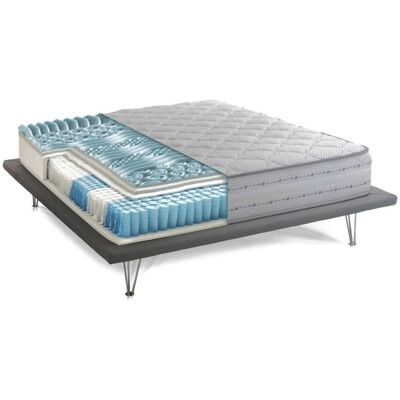 TALAMO ITALIA Materasso Memory Foam e Molle Insacchettate - Piazza e Mezza TALAMO ITALIA Materasso Memory Foam e Molle Insacchettate - Piazza e Mezza